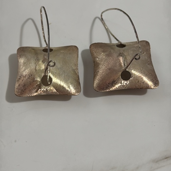 Sterling silver earrings lightweight - Picture 3 of 4